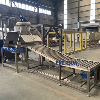 Full Automatic Bag Dump Station With Roller Conveyor For Bulk Bags Material