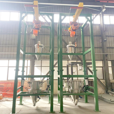 Powder Conveying System With Two-in-one Ton Bag Feeding Station For Food-grade Automatic Dust-free Unloading