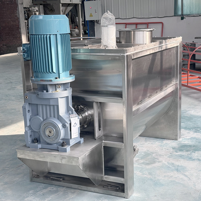 Custom Horizontal Ribbon Mixer Stainless Steel Powder Mixer 1000 Liters Double Ribbon Mixer