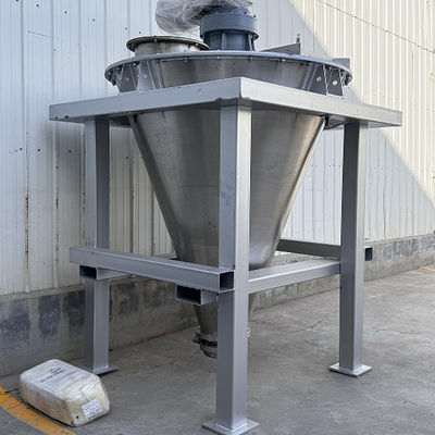 Stainless Steel Double Helix Conical Mixer , Dry Powder Conical Mixer