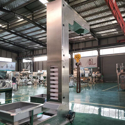 Smooth Operating Low Noise Z Type Bucket Conveyor with Compact Z Shaped Structure for Powdery and Granular Materials