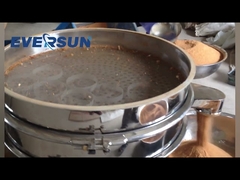 دستگاه غربالگری صفحه نمایش لرزش فولاد ضد زنگ درجه غذایی صنعتی برای خمیر دانه های پودری